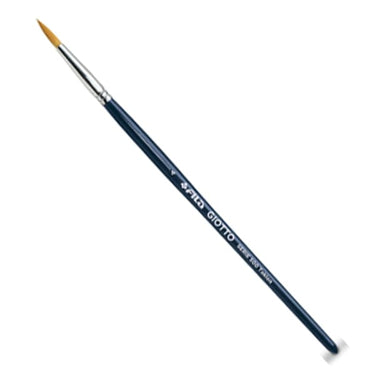 Giotto Taklon Synthetic Hair Round Painting Brushes 1pc